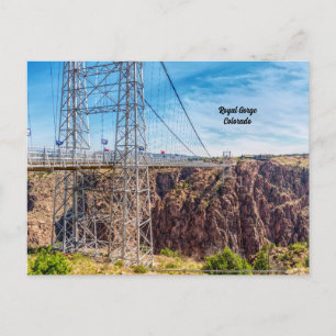 Carte postale Vue latérale du pont Royal Gorge Bri
