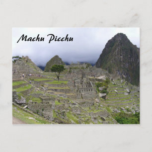 Carte Postale vue machu picchu