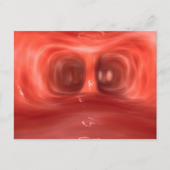 Carte Postale Vue Microscopique Dans Les Poumons Humains (Devant)