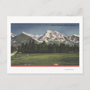 Carte Postale Vue Montagnes de Mission dans Montana Montana