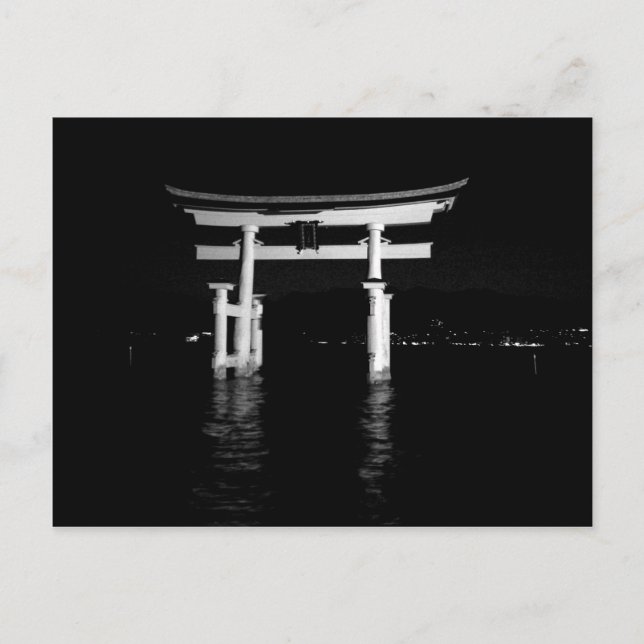 Carte Postale Vue nocturne de Torii (Devant)
