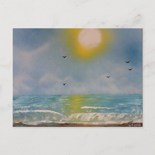 Carte Postale Vue océan (Devant)