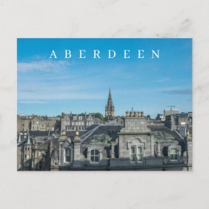 Carte postale vue panoramique d'Aberdeen