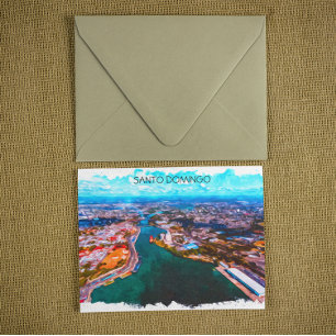 Carte Postale Vue panoramique de la République Dominicaine de Sa
