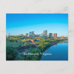 Carte Postale Vue panoramique de Richmond, Virginie
