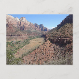 Carte Postale Vue panoramique du canyon de Sion depuis The Watch