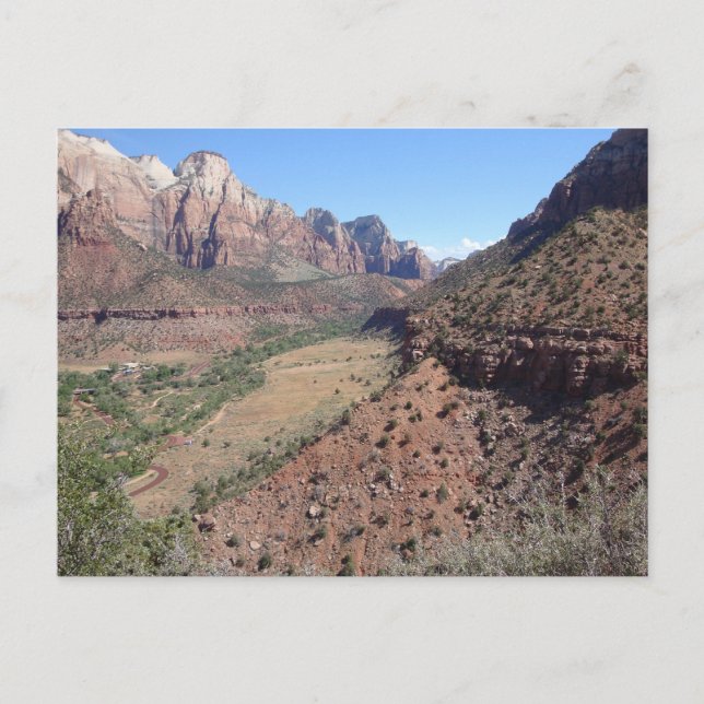 Carte Postale Vue panoramique du canyon de Sion depuis The Watch (Devant)