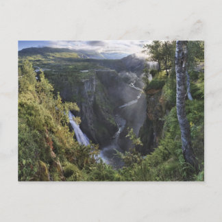 Carte Postale Vue panoramique en soirée - Hordaland, Norvège