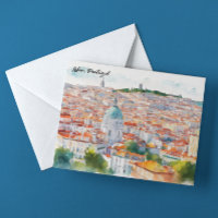 Vue panoramique Portgual de Lisbonne