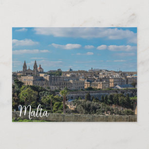 Carte Postale Vue panoramique sur la vieille ville de La Valette