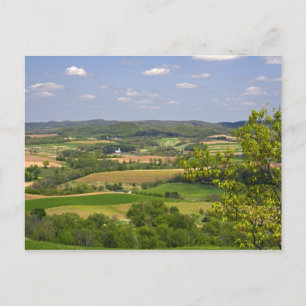 Carte Postale Vue pittoresque sur les terres agricoles au sud d'