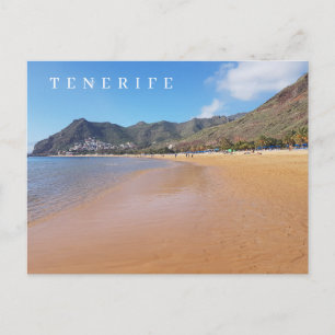 Carte postale vue plage Tenerife Teresitas