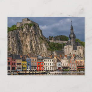 Carte Postale Vue plongeante de la ville par beau coucher de sol