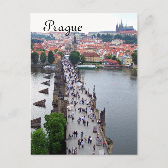Carte Postale Vue Prague (Devant)