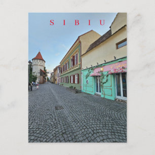 Carte postale vue rue Sibiu