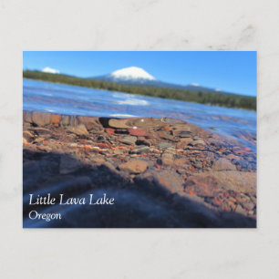 Carte Postale Vue sous-marine du lac Little Lava, Oregon Postca