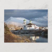 Vue sud de l'église orthodoxe russe