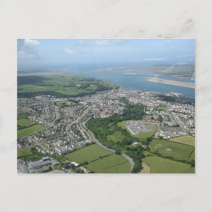 Carte Postale Vue sur Caernarfon et Anglesea