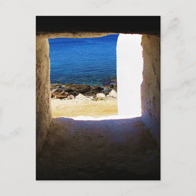 Carte Postale Vue sur la mer - Mykonos, Grèce (Devant)