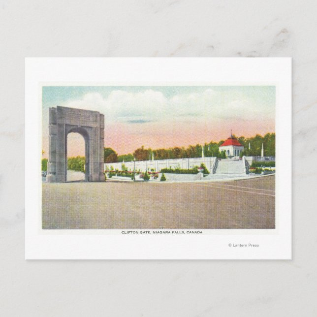 Carte Postale Vue sur la rue de Clifton Gate (Devant)