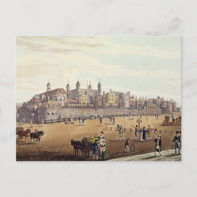 Carte Postale Vue sur la Tour de Londres (Devant)