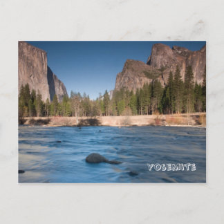 Carte Postale Vue sur la vallée, Yosemite