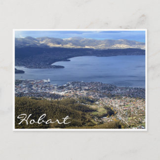 Carte Postale vue sur la ville de hobart