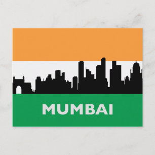 Carte Postale Vue sur la ville paysager   Mumbai, Inde