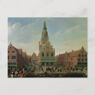 Carte Postale Vue sur la Weighhouse et le marché au fromage