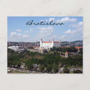 Carte Postale vue sur le château bratislava
