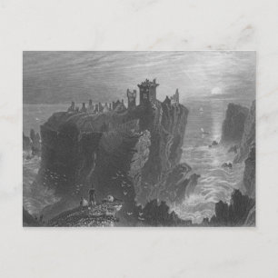 Carte Postale Vue sur le château de Dunottar, près de Stonehaven