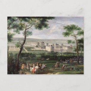 Carte Postale Vue sur le château de Vincennes, vers 1665
