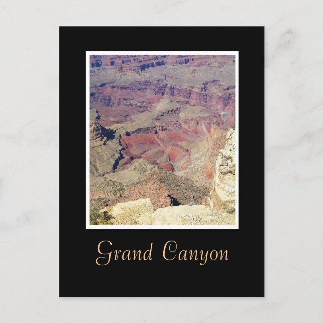 Carte Postale Vue sur le Grand Canyon (Devant)