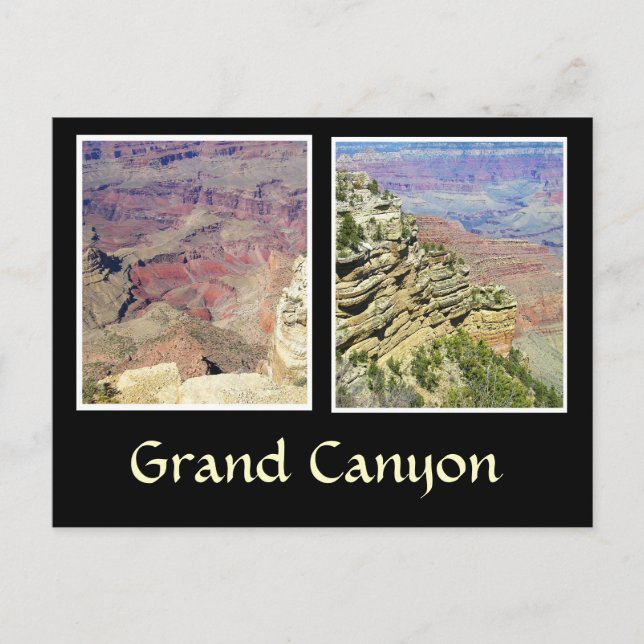 Carte Postale Vue sur le Grand Canyon (Devant)