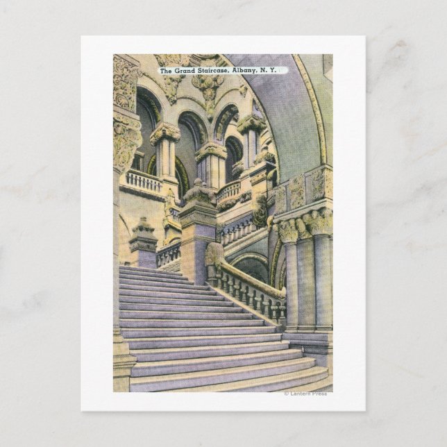 Carte Postale Vue sur le Grand Escalier (Devant)
