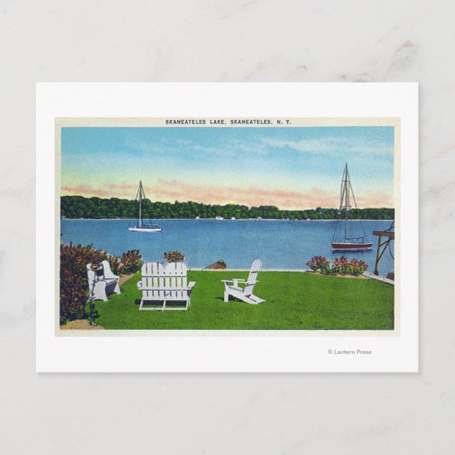 Carte Postale Vue sur le lac (Devant)