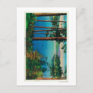 Carte Postale Vue sur le lac ArrowheadLac Arrowhead, CA