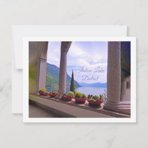 Carte postale : Vue sur le lac de Côme, Italie