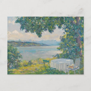 Carte Postale Vue sur le lac Starnberg   Edward Cucuel