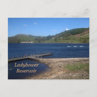 Carte Postale Vue sur le réservoir Ladybower