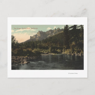 Carte Postale Vue sur le rocher du château, les rochers du châte