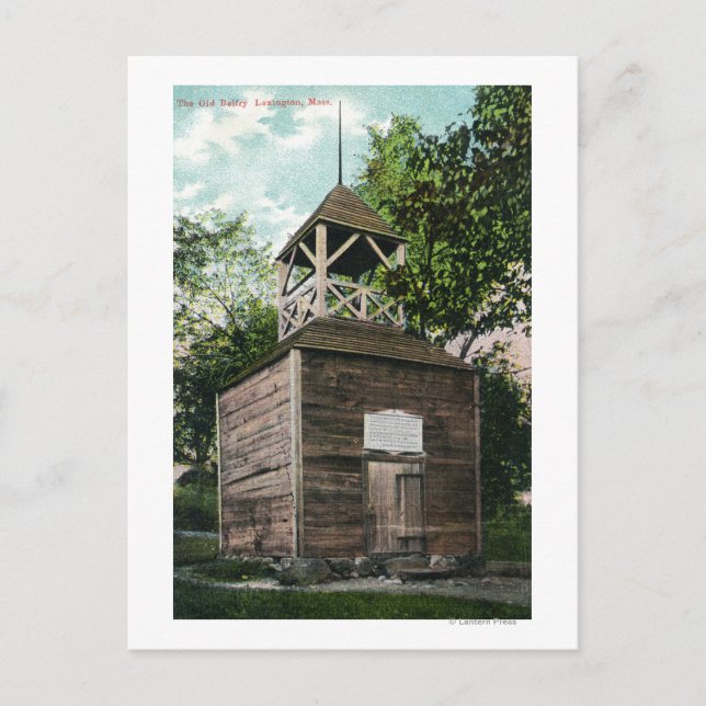 Carte Postale Vue sur le Vieux Beffroi # 2 (Devant)