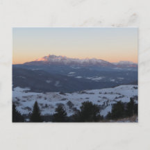 Vue sur les Tatras depuis Pieniny
