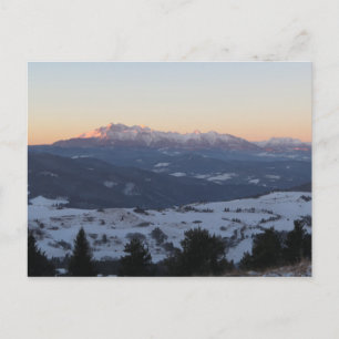 Carte Postale Vue sur les Tatras depuis Pieniny