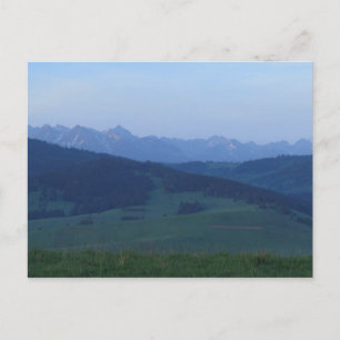 Carte Postale Vue sur les Tatras du lever du soleil de Grandeus