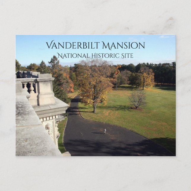 Carte Postale Vue sur l'Est depuis le Roof Vanderbilt Mansion, H (Devant)