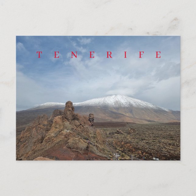 Carte postale vue Tenerife Mont Teide (Devant)