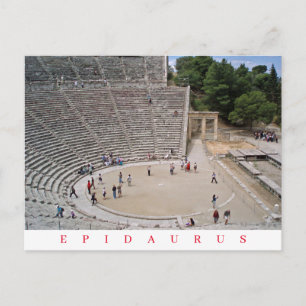 Carte postale vue théâtre Epidaurus
