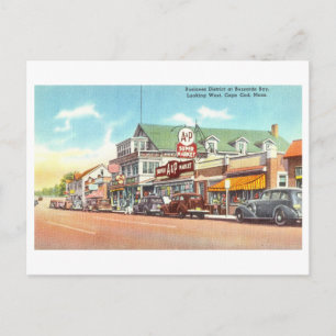Carte Postale Vue vintage à Buzzards Bay dans Cape Cod