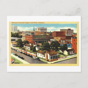 Carte Postale Vue vintage de Little Rock, Arkansas,